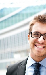 Portrait of an handsome businessman