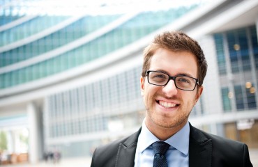 Portrait of an handsome businessman